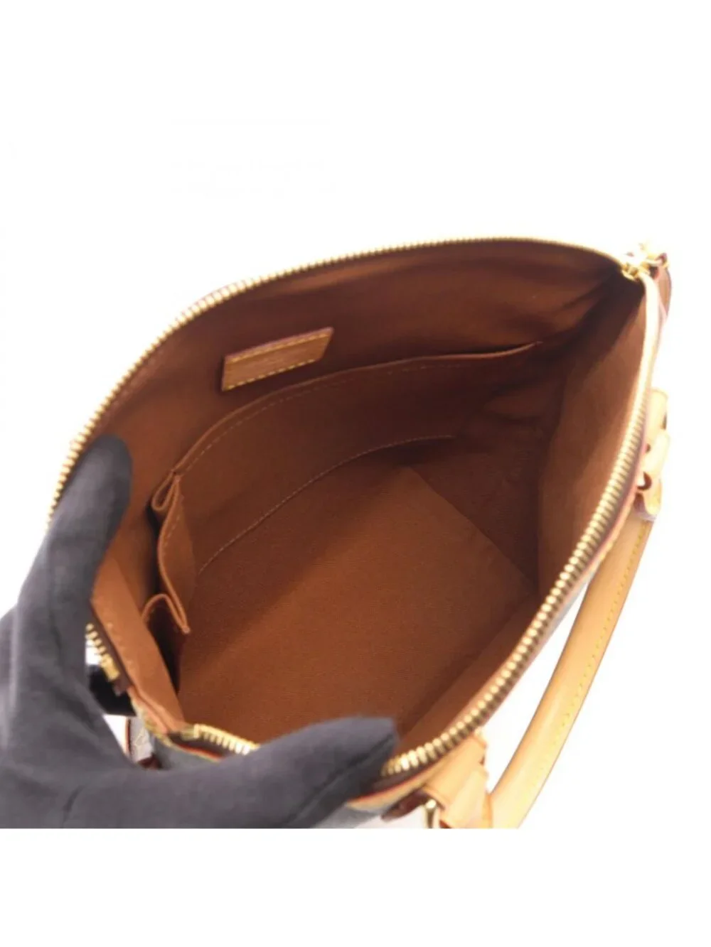 Louis Vuitton Handbag Lockit Monogram Canvas Leather